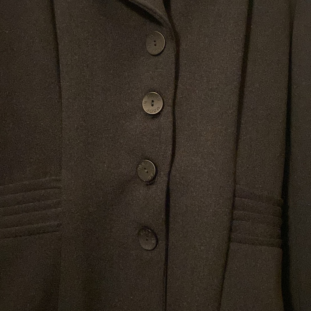 Dark Gray Button Blazer - image 4